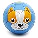 PP PICADOR Toddler Soccer Ball Toy Cute Cartoon TPU Soccer Toy Gift with Pump (Blue Dog, Size 1)