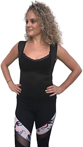 Product X Fit Body Shaper &amp; Waist Trimmer For Women | Helps To Burn Fat and Promotes Weight Loss | Achieve a Slimmer Tummy (Black Spandex &amp; Polyester, No Zipper, XXS-3XL)
