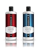Majestic Keratin Replenishing Shampoo + Conditioner 33.8oz(1000ml) with Argan Oil