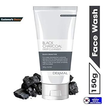 dermal black charcoal deep cleanser