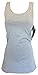 Clever Travel Companion Womens Tank Top with 2 Hidden Zipper Pockets, 100% Pickpocket Proof Holiday Tour Sleeveless Tee Shirt (Grey, Large)