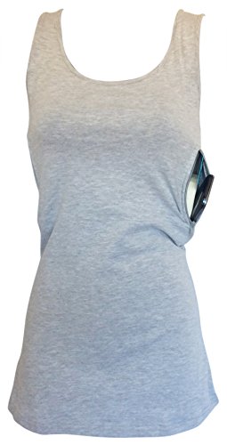 Clever Travel Companion Unisex-adult Tank Top with Two Secret Pockets