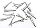 JGFinds Silver Tone Blank Hair Clips for DIY Crafts & Hair Accessories, 50 Pack (50 x 8 mm)