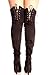 JP SIDE ZIPPER SUEDE MATERIAL FRINGE ACCENT KNEE HIGH PLATFORM BOOTS