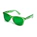 GloFX Green Color Infused Diffraction Glasses – Color Therapy Rave Glasses Chakra Glasses