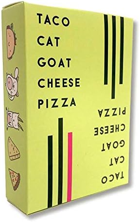 Taco Cat Goat Cheese Pizza English Game Card Party Card