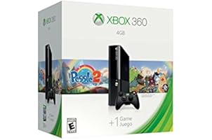 Xbox 360 4GB System Console with Peggle 2 Bundle