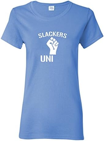 Infinity Women's Slackers Uni Funny T-shirt Graphic Great Gifts Novelty Short Sleeve T-Shirt - 3X-Large - Carolina Blue