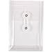 JAM Paper Plastic Envelope with Button and String Tie Closure - Small Open End - 4 1/4