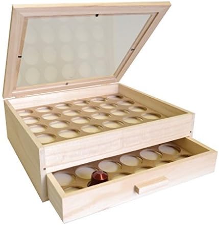 Caja de madera de para cápsulas de café gran modelo – megacrea: Amazon.es: Hogar