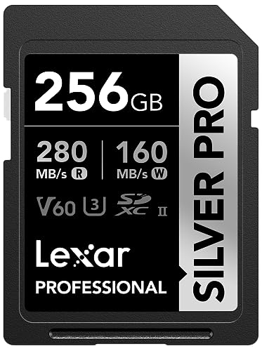 Lexar 256GB Professional SILVER PRO SDXC Memory