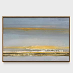 signwin Framed Canvas Wall Art Abstract Seascape Canvas...