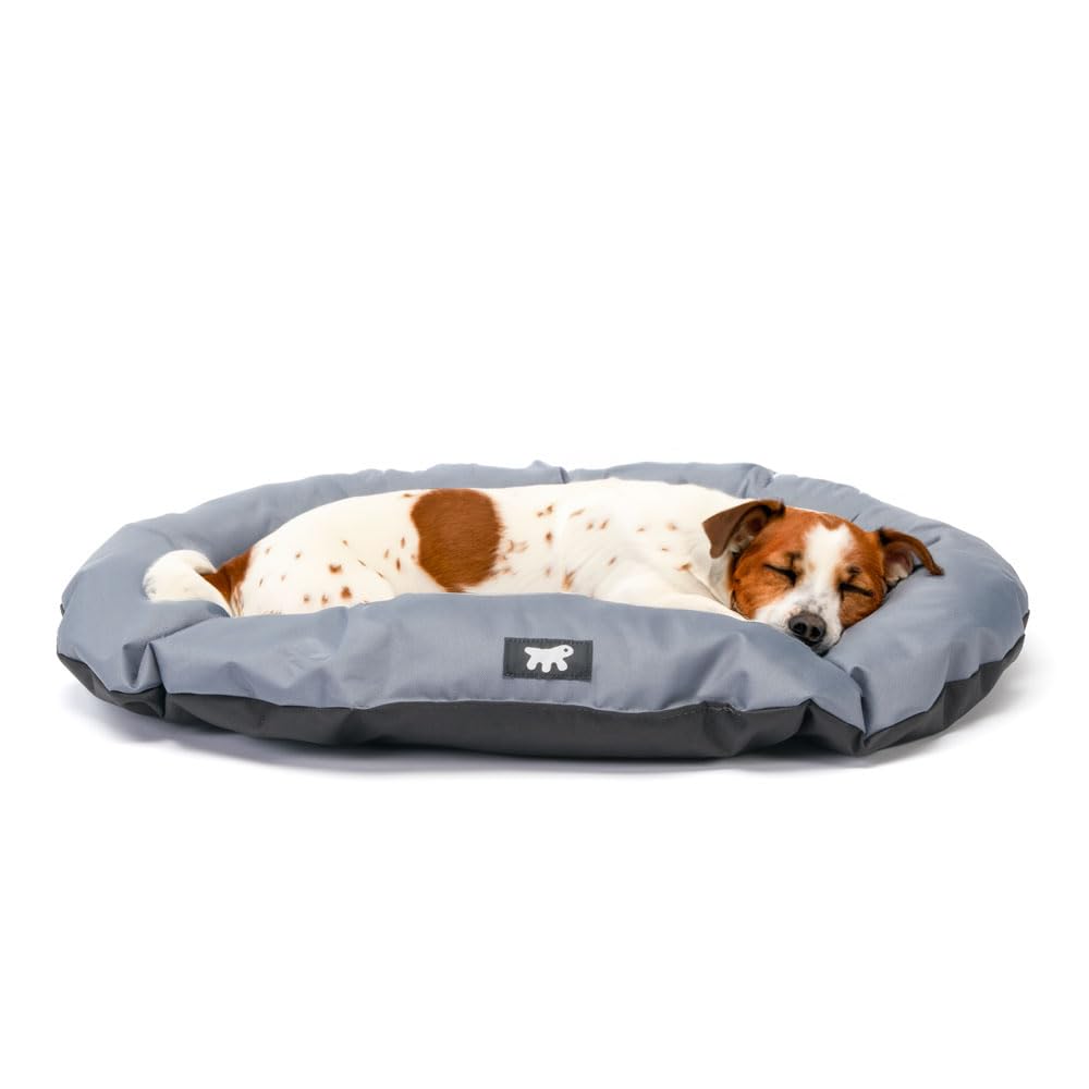 Ferplast Medium Dog Bed Scratch Resistant Dog Mattress Waterproof Cushion Washable Pet Mat 65 x 42 x 3 cm.Grey โ image 1
