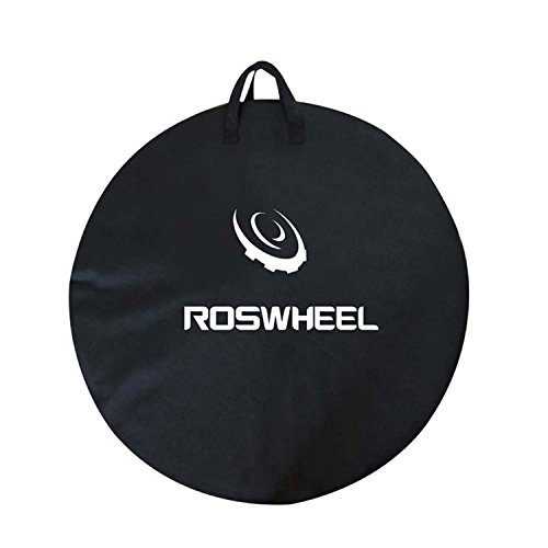 Topnaca MTB Mountain Road Bike Cycling Soft Wheel Bag with Nylon (Black)