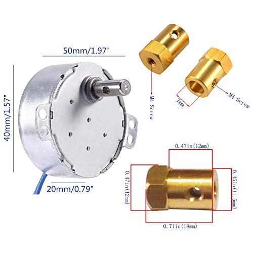 1 Synchronous+Turntable+Connector+AC100+127V+Cuptisserie