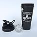 Exceed Your Own Expectations Blender Bottle Shaker, 28oz Protein Shaker Bottle (Black - 28oz)