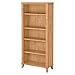 Bush Home Somerset 5 Shelf Bookcase in Maple Cross, Tall Bookshelf, Large Book Shelf for Living Room, Home Office, or Entryway