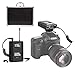 Dazzne Pixel 6 Channels UHF Wireless Lavalier Microphone System Applicable for DSLR Cameras, Canon, Nikon, Sony & Camcorders (Need 3.5mm Interface (MK-7) primary