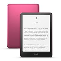 Amazon Kindle Paperwhite Signature Edition 32GB (newest model) – 20% faster with auto-adjusting front light, wireless charging, and weeks of battery life – Metallic Raspberry