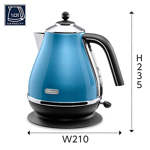 Delonghi Electric Kettle 1.0L ICONA Blue KBO1200JB AC100V w/ Tr From