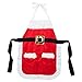 Christmas Santa Suit Fabric Apron | Party Costume