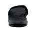 Kaiback Men's Poolside Slide Shower Sport Sandal (10/11, Black)