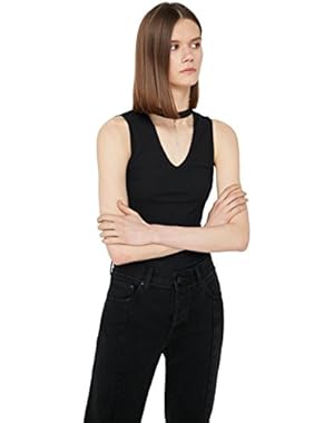 Mango Women's Choker Neck Top