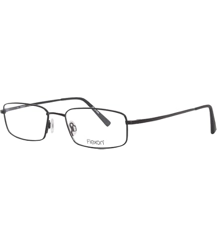 Amazon.com: FLEXON Eyeglasses FLHE 600 001 Black : Clothing, Shoes