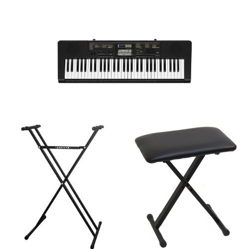 Buy Casio CTK2400 61 Key Portable Keyboard, ARDX Double X Keyboard
