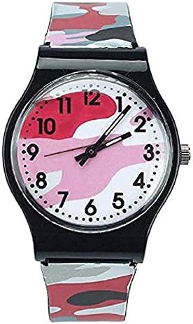 FAVOT 2019 New Children's Camouflage Silicone Quartz Watch Simple Digital Scale Easy to Read Student Casual Unisex Watch