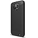 Moto X4 Case, Dretal [Shock Resistant] Flexible Soft TPU Brushed Anti-Fingerprint Full-Body Protective Case Cover for Motorola Moto X4 (2017) (Black)