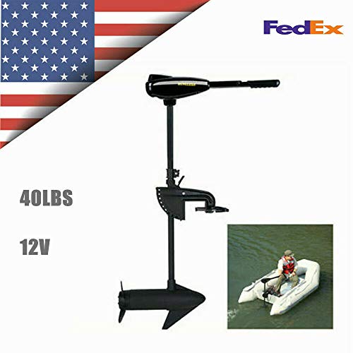 DIFU 40Lbs 12V Shaft Transom Mount Electric Trolling Motor Outboard