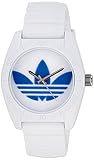 adidas Unisex ADH2921 Santiago White Plastic Watch with Silicone Strap
