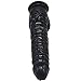 FAAK Suction Silicone Animal Dildo with Textures Ridges Stimulating Bumpy Adult Sex Novelties Dildo Artificial Big Size Black Dildo Silicone Made Soft Flexible