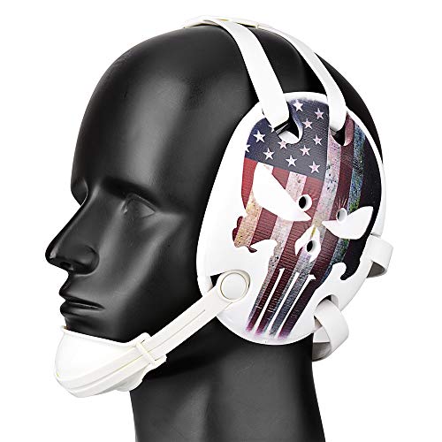 Geyi Wrestling Head Gear American Flag Thin Red Line Digital Printing Art - Thumbnail 3