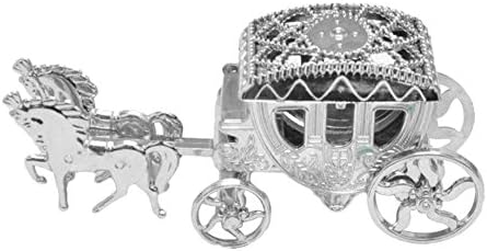 longyitrade Carriage Shape Cute Candy Chocolate Box Baby Shower Birthday Wedding Party Favor - Silver
