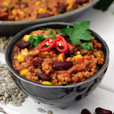SunflowerFamily Sunflower Chili Sin Carne - Certified USDA Organic & Vegan Meat Alternative Meal Kit - Thumbnail 3