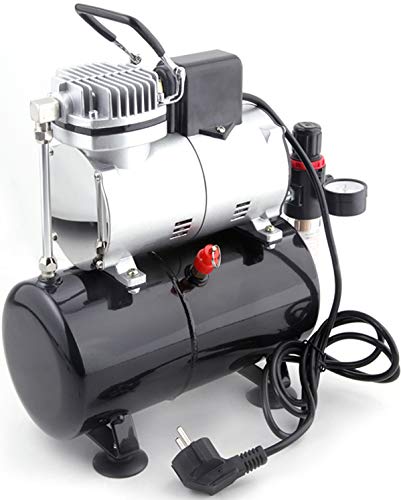 Timbertech Professional Kolbenöl ohne ruhige Airbrush-Kompressor mit Kühllüfter ABPST08 für Hobby, Tätowierung, Nagel usw. – Bild 7
