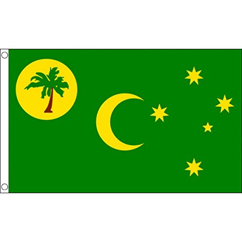 AZ FLAG - Cocos Keeling Islands Flag - 2x3 Ft - 100D Polyester Cocos Banner with Two Metal Grommets - Fade Resistant - Vivid Colors - 2' x 3' Feet - 90x60 Cm — image 1