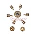 【2017 Upgraded】Colorful Triangle Spinner and Double Fidget Spinner Metal Material New Style EDC Hand Fidget Spinner for High Speed Relieving ADHD, OCD, Anxiety (Superman)