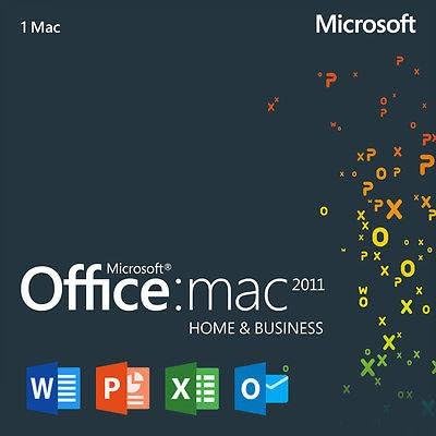 Office Mac Home & Business 2011 Key Card (1PC/1User)