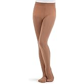 Capezio Little Girls' Ultra Soft Self Knit Waistband Footed Tight