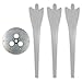 6 Blade Wind Turbine Hub & 3 Raptor Generation 4 Blades Upgrade Kit