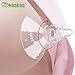 haakaa Nipple Shield Breastfeeding with Carry Case Using for Protects Sore Cracked Nipples Flat Inverted and Latch On Difficulties to Help Mums Continue Breastfeeding,1 pc (Round Shape)