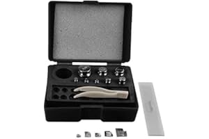 TRUE 42 True OIML Class M2 Calibration Weight KIT Includes: (1) 50g, (2) 20g, (1) 10g, (1) 5g, (2) 2g, (1) 1g, (1) 500mg, (2) 200mg, (1) 100mg, (1) 50mg, (2) 20mg, (1) 10mg, (1) Tweezers