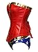 bslingerie® Woman Halloween Costume Overbust Corset with Shorts (Boned Corset with Shorts, S)
