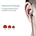 Santeck(TM) Stylish Flat Cable Noise isolating in-ear headphones with Mic for iPhone iPad iPod Android and More