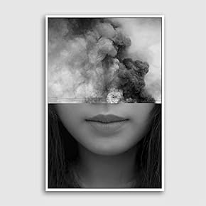 Framed Canvas Home Artwork Decoration Portrait Canvas Wall Art for Living Room, Bedroom - 16x24 inches