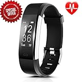 Fitness Tracker, Activity Tracker with Heart Rate Monitor and Sleep Monitor, Step Counter Pedometer Watch, IP67 Water Resistant Smart Band with 0.96''OLED Touchscreen for Kids Women and Men