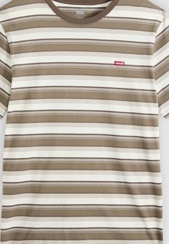 Ss Original Hm Tee Jen Stripe Maitake Br
